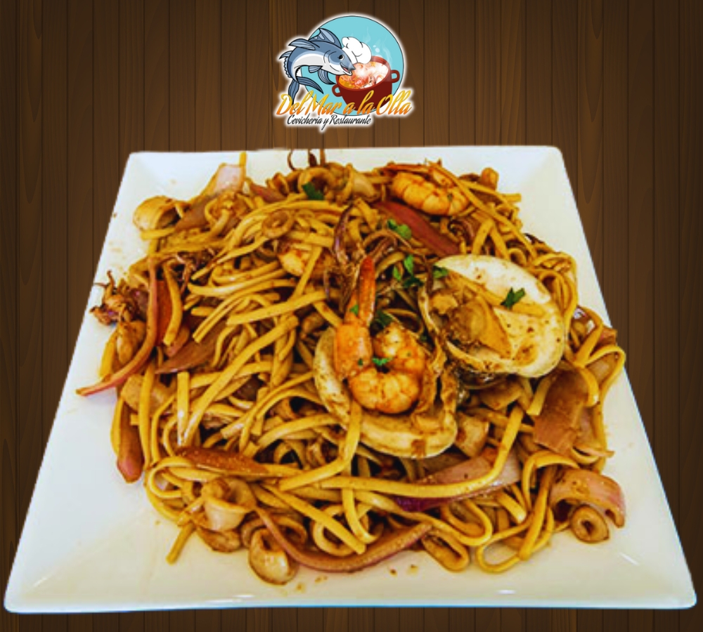 Tallarín con Marisco